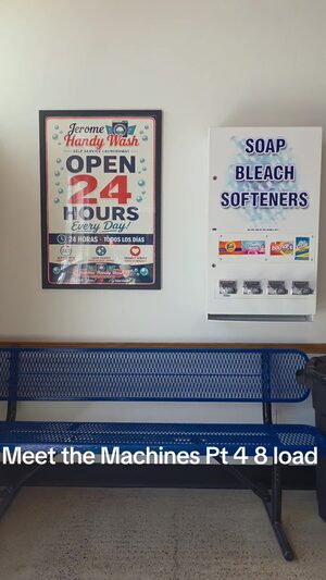 Jerome Handy Wash Meet the Machines part 4 8 load washer #laundry #laundrytok #laundry #