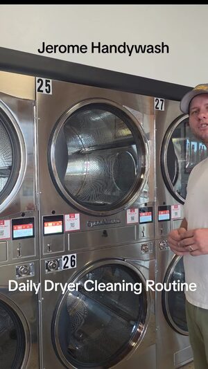 Jerome handywash daily dryer cleaning and inspection routine