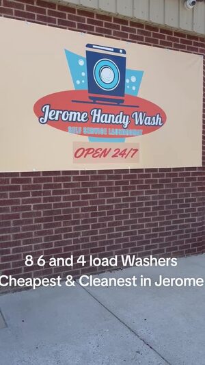 4, 6, and 8 load washer Jerome Handy Wash cheapest and cleanest in Jerome